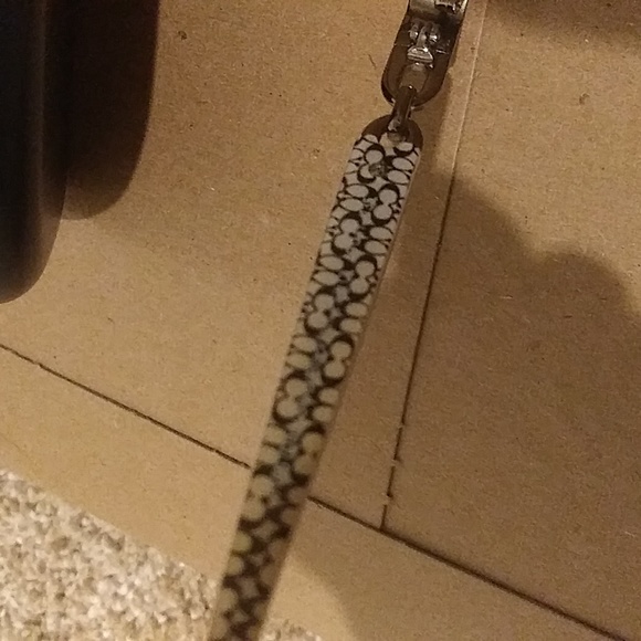 Coach Eyeglasses with case, Frames only. (9186 Dark Silver/Black Signature C) - Picture 5 of 9